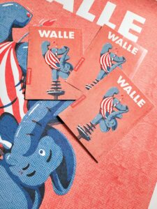 Walle Poster Elefant und Fernsehturm - Bremen